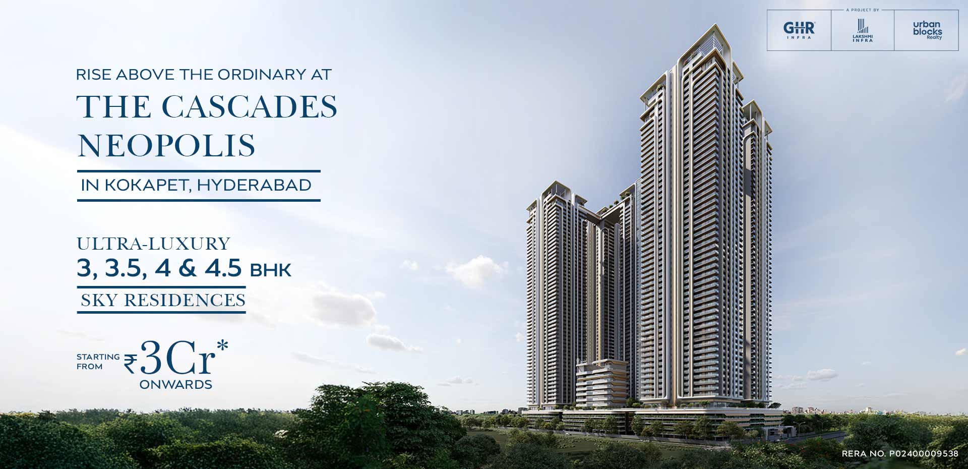 The Cascades Neopolis by GHR Infra